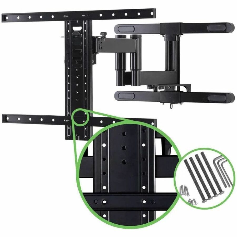 Sanus Full-Motion Outdoor Tilt TV Mount - For 40-85 Inch Flat Panel TVs - Black