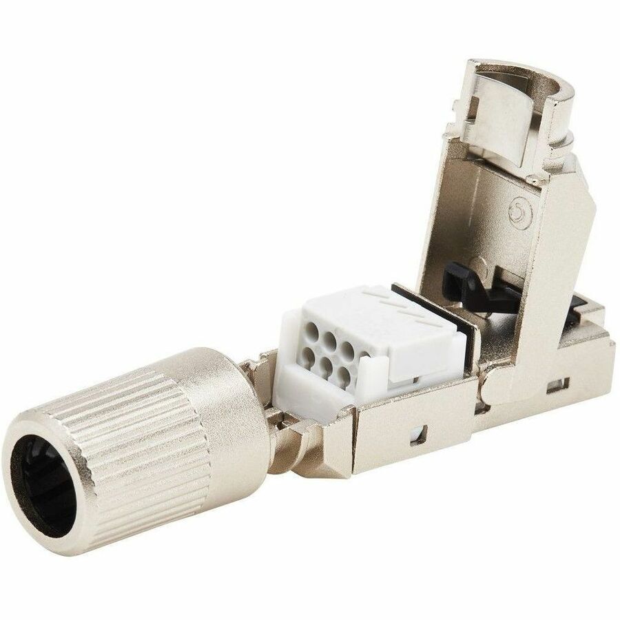 Eaton Tripp Lite Series Cat8 STP Class 1 Field-Termination Plug, 568A/568B, TAA