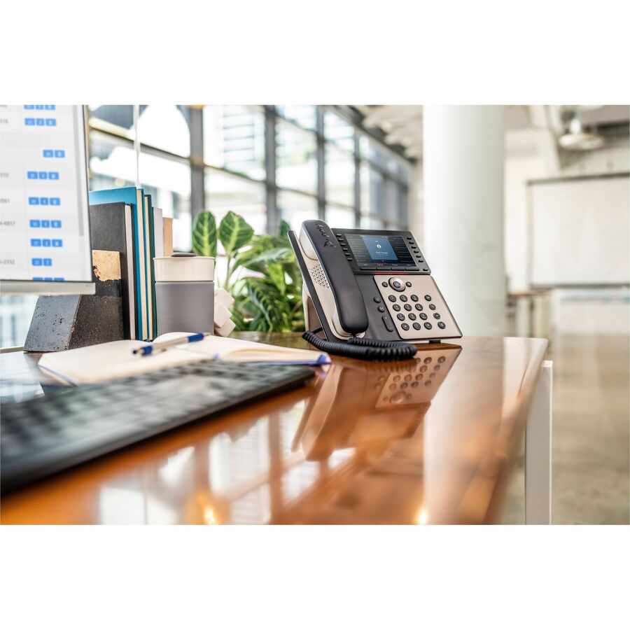 POLY EDGE E550 IP PHONE AND