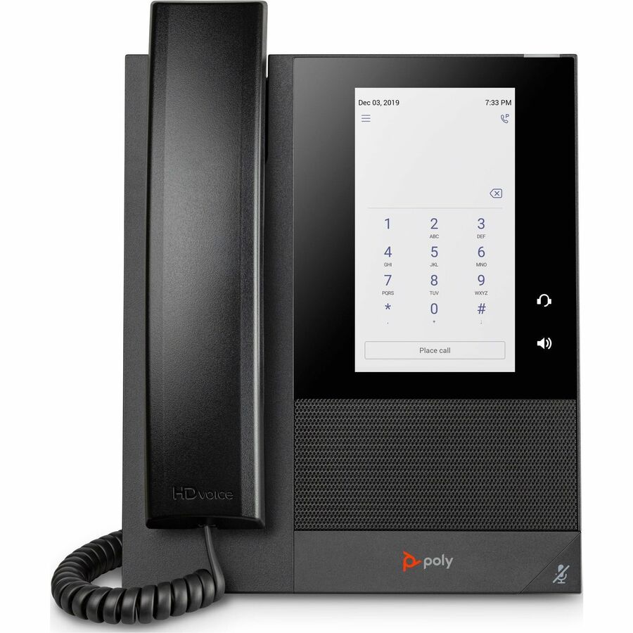 Poly CCX 400 Business Media Phone for Microsoft Teams and PoE-enabled GSA/TAA