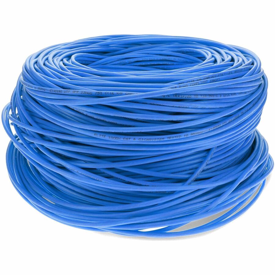 1000FT BLUE CAT6 STP PVC