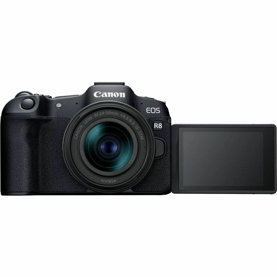 Canon EOS R8 24.2 Megapixel Full Frame Sensor Mirrorless Camera with Lens - 0.94" - 1.97"