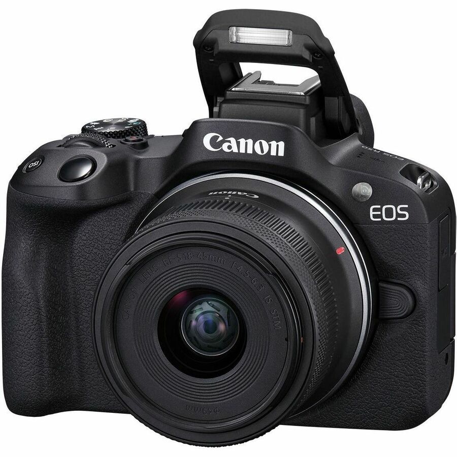 Canon EOS R50 24.2 Megapixel Mirrorless Camera with Lens - 0.71" - 1.77" - Black