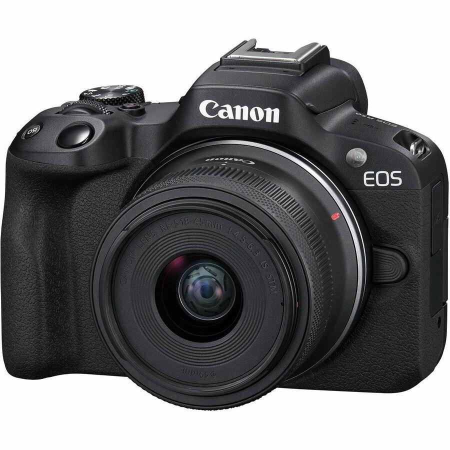 Canon EOS R50 24.2 Megapixel Mirrorless Camera with Lens - 0.71" - 1.77" - Black