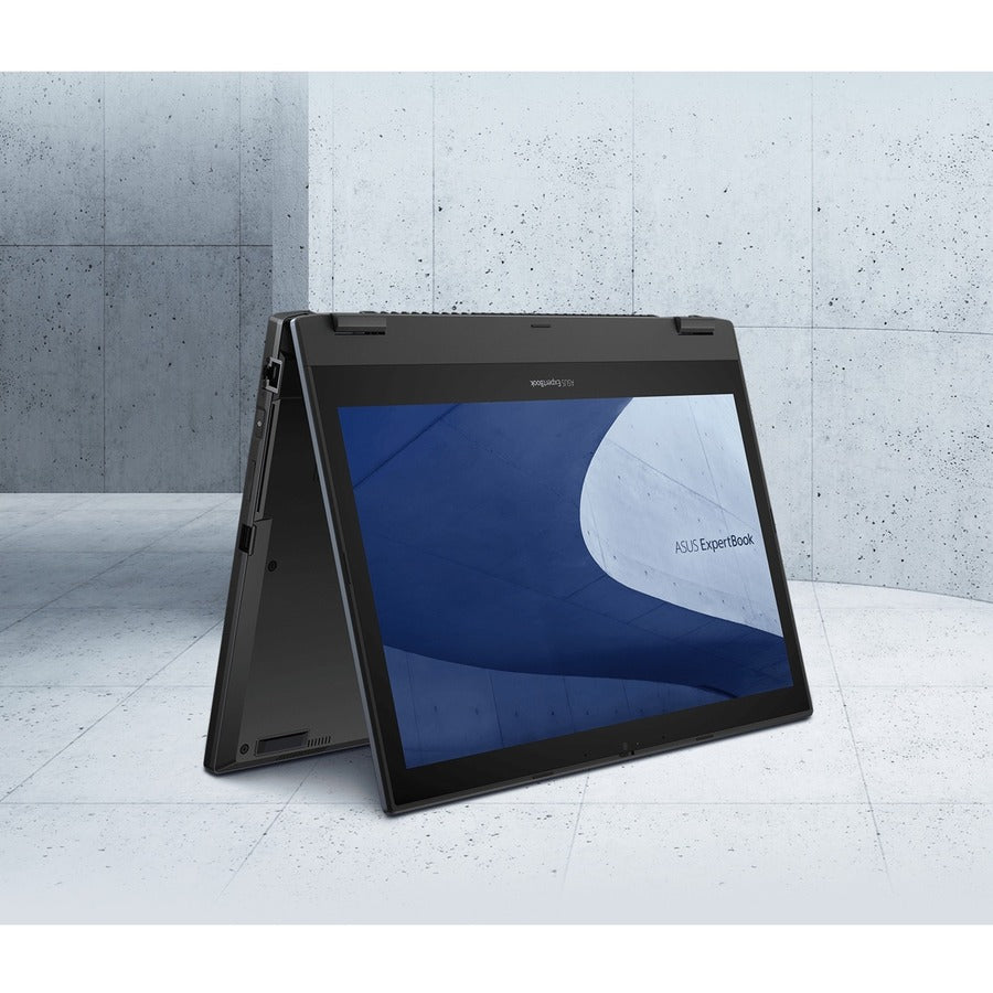 Asus ExpertBook B2 Flip B2402F B2402FVA-XS74T 14" Touchscreen Convertible 2 in 1 Notebook - Full HD - Intel Core i7 13th Gen i7-1360P - 16 GB - 512 GB SSD - Star Black
