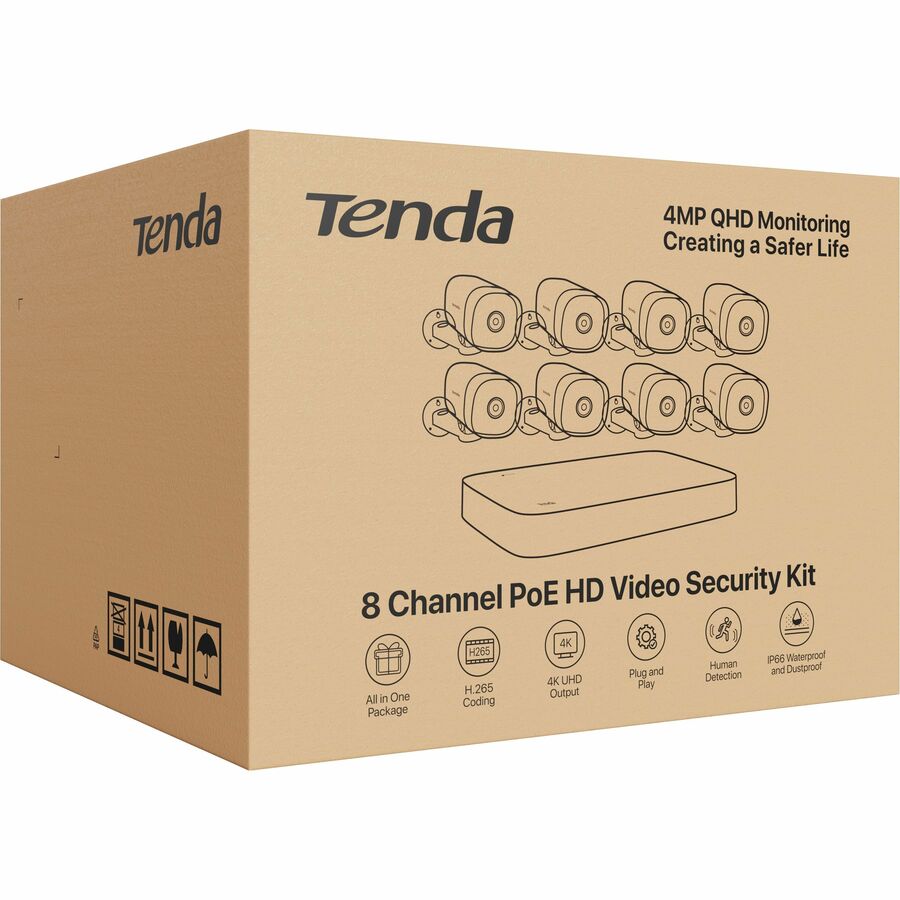 8 CHANNEL POE HD SECURITY KIT