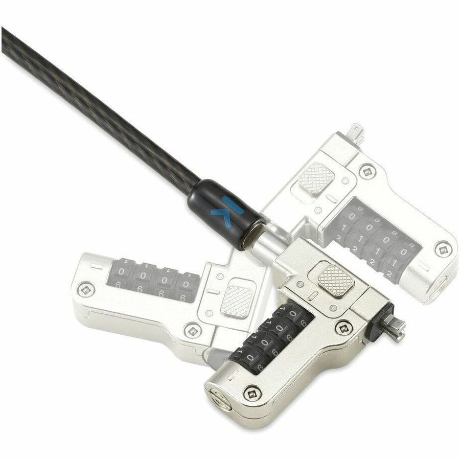 Kensington Slim N17 2.0 Combination Laptop Lock for Wedge-Shaped Slots