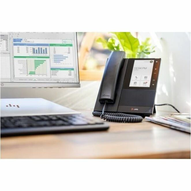 Poly CCX 505 Business Media Phone with Open SIP and PoE-enabled GSA/TAA