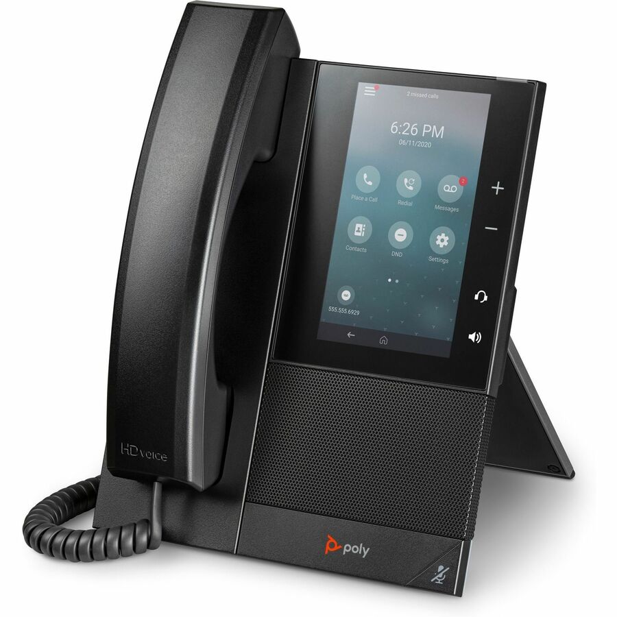 Poly CCX 505 Business Media Phone with Open SIP and PoE-enabled GSA/TAA
