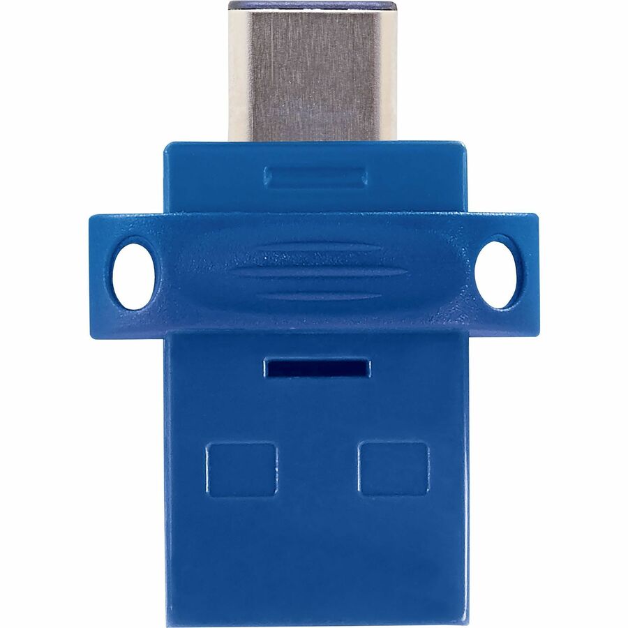 128GB Store 'n' Go Dual USB Flash Drive for USB-C Devices - Blue