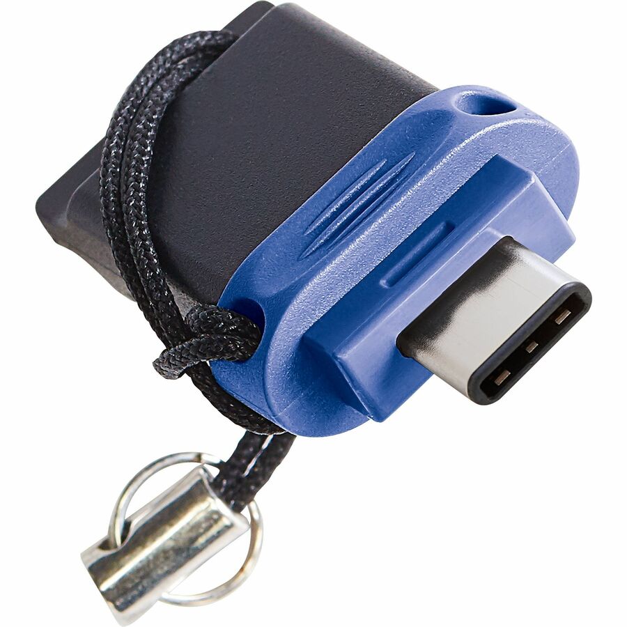 128GB Store 'n' Go Dual USB Flash Drive for USB-C Devices - Blue