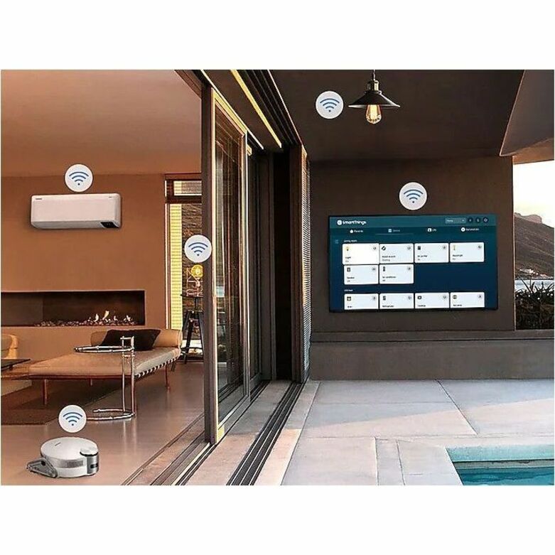 Samsung The Terrace LST9C QN85LST9CAF 84.5" Smart LED-LCD TV - 4K UHDTV - Titan Black