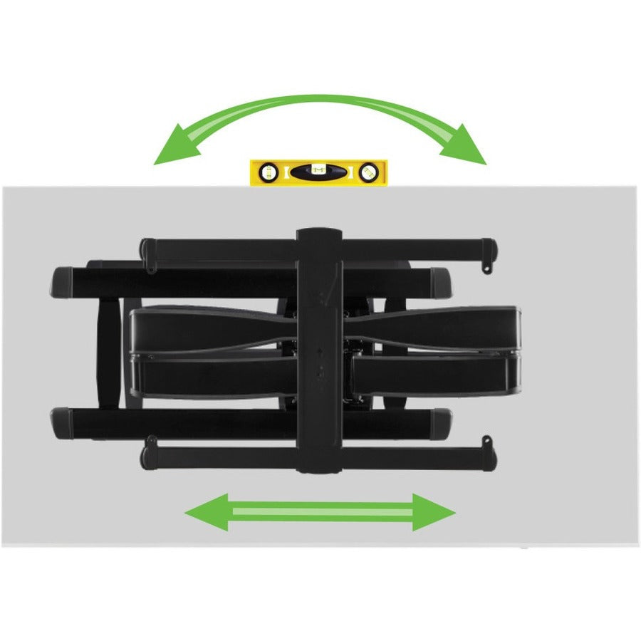 Sanus Full-Motion+ Tilt TV Mount - For 46-95 Inch Flat Panel TVs - Black