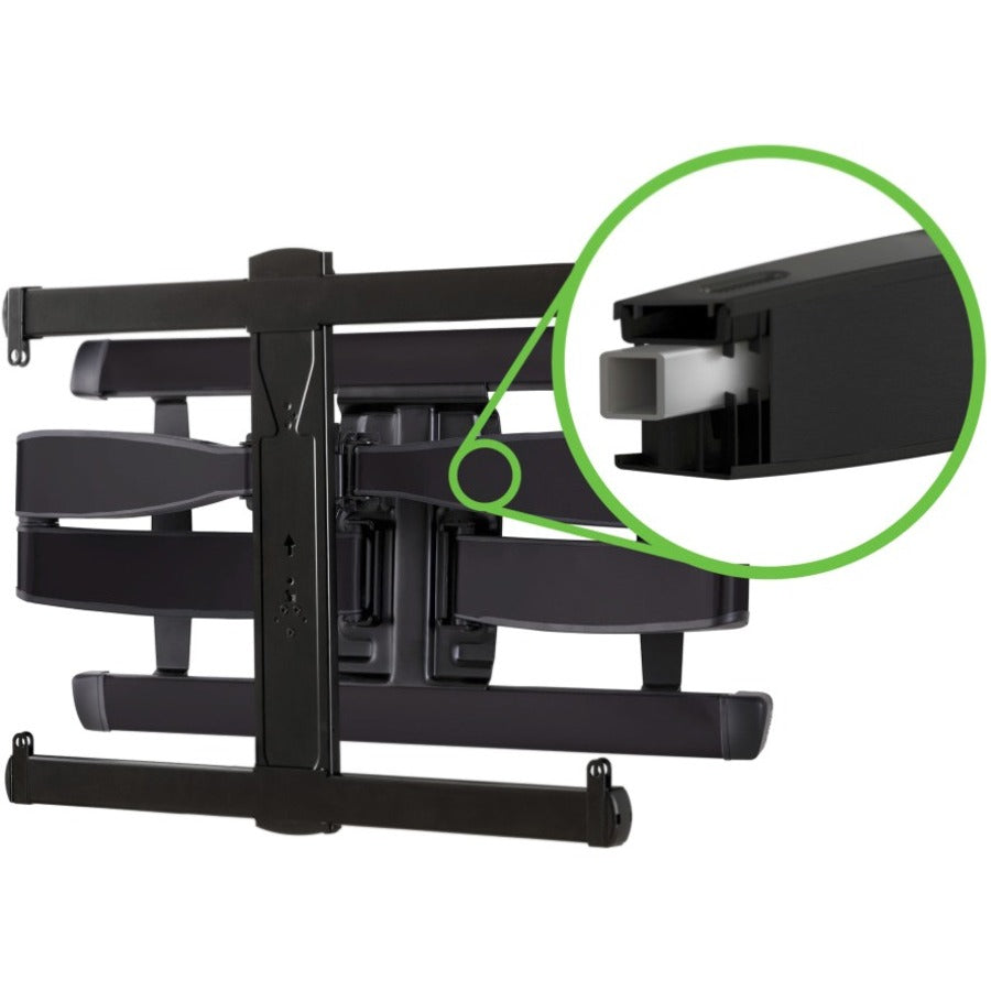 Sanus Full-Motion+ Tilt TV Mount - For 46-95 Inch Flat Panel TVs - Black