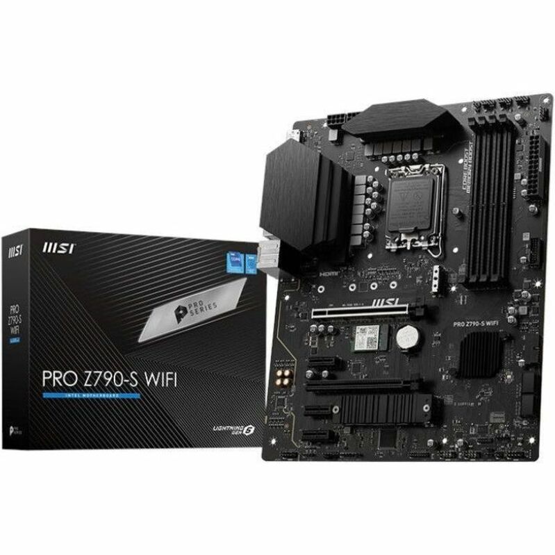 MSI PRO Z790-S WIFI Desktop Motherboard - Intel Z790 Chipset - Socket LGA-1700 - ATX