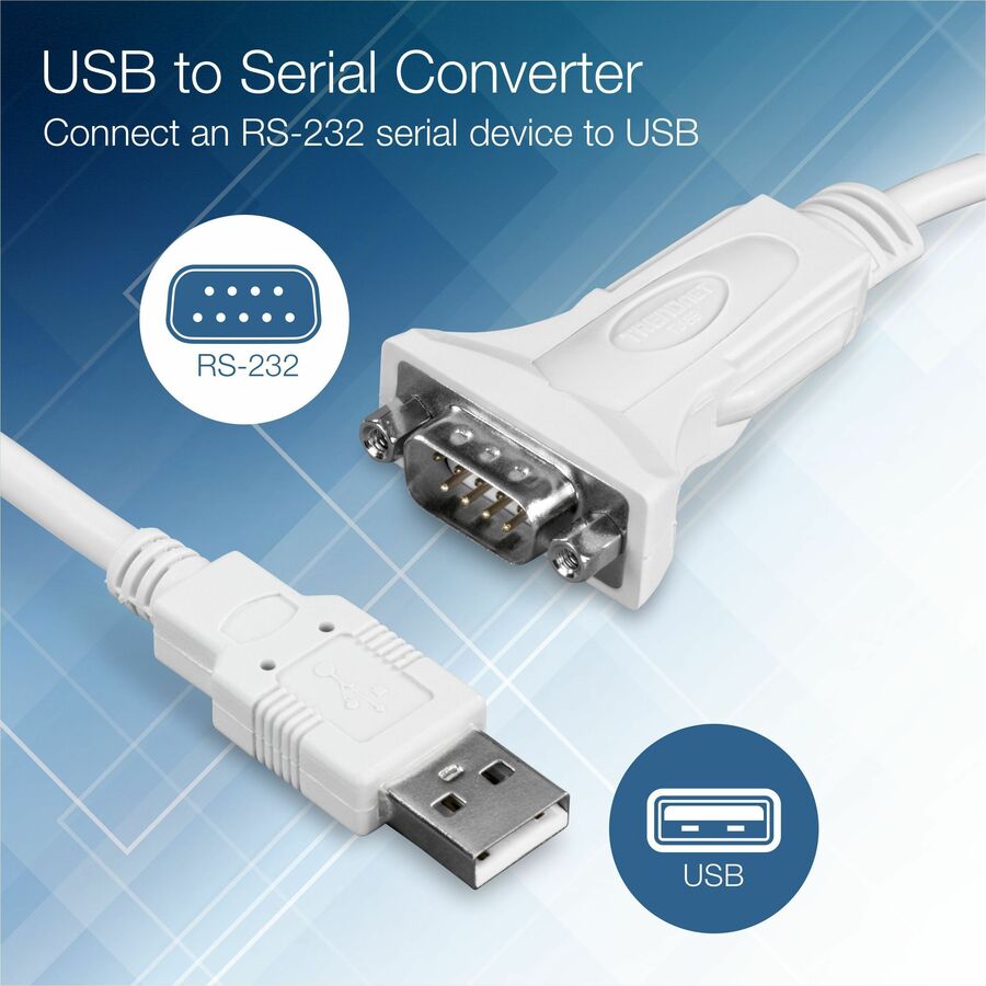 10 FT. USB TO SERIAL CONVERTER