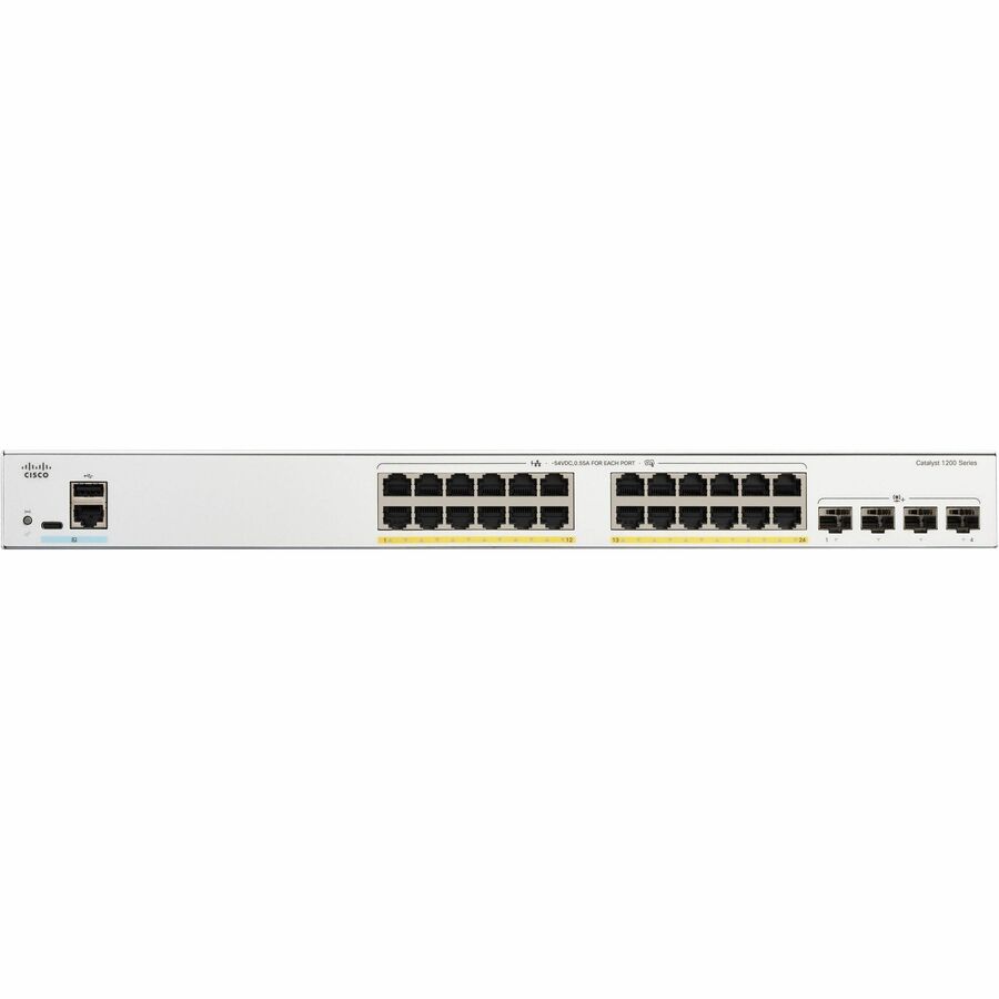 1200 24-port GE Full PoE SFP+