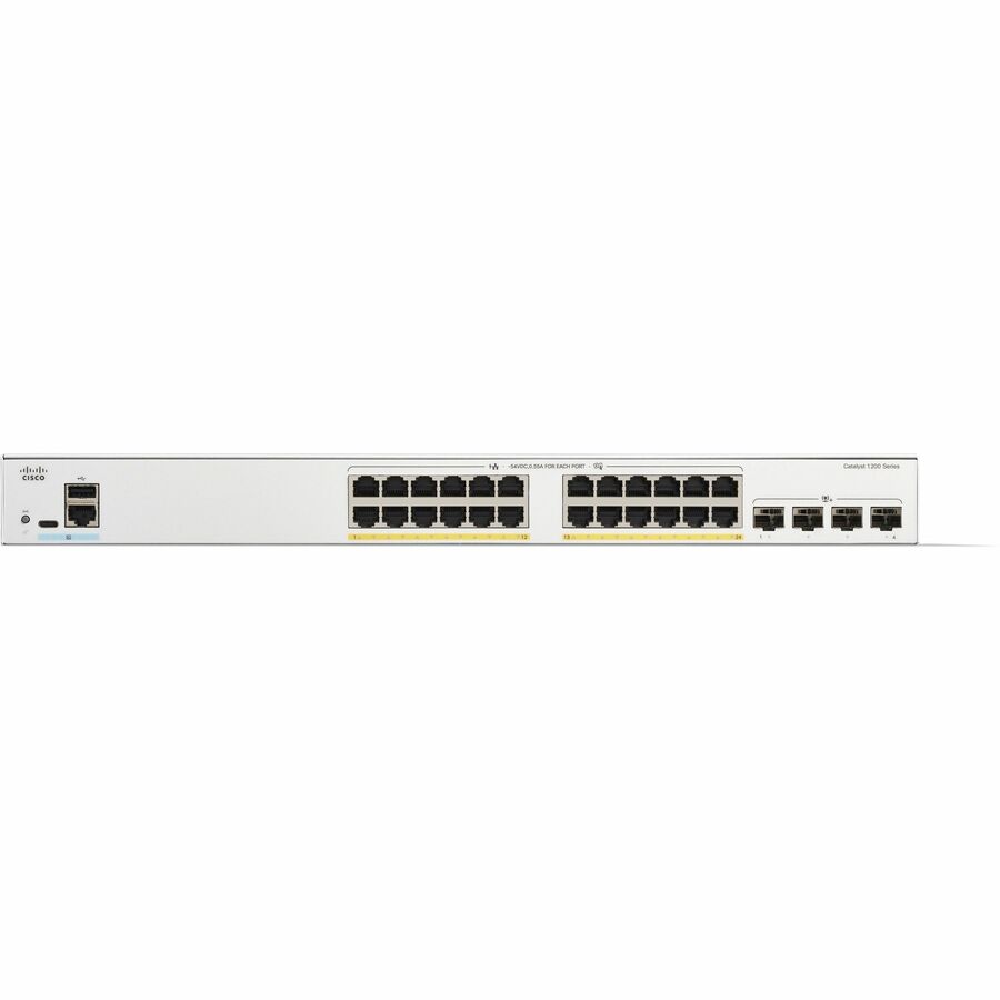 1200 24-port GE PoE 4x10G SFP+