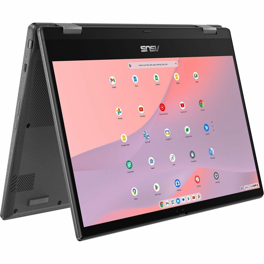 Asus Chromebook CM14 CM1402F CM1402FM2A-DS84FT-S 14" Touchscreen Convertible 2 in 1 Chromebook - Full HD - Octa-core (ARM Cortex A76 + Cortex A55) - 8 GB - 64 GB Flash Memory - Gravity Gray