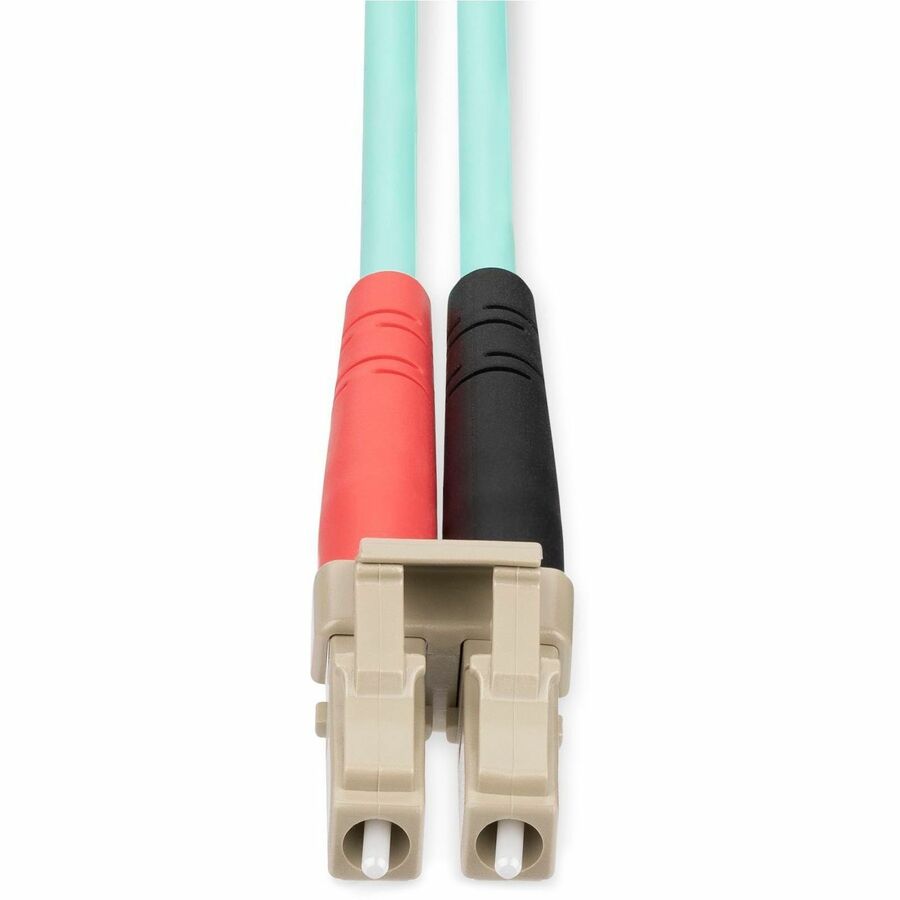 StarTech.com 20m (65ft) LC/UPC to LC/UPC OM4 Multimode Fiber Optic Cable, 50/125µm, 100G, Low Insertion Loss, LSZH Fiber Jumper Cord