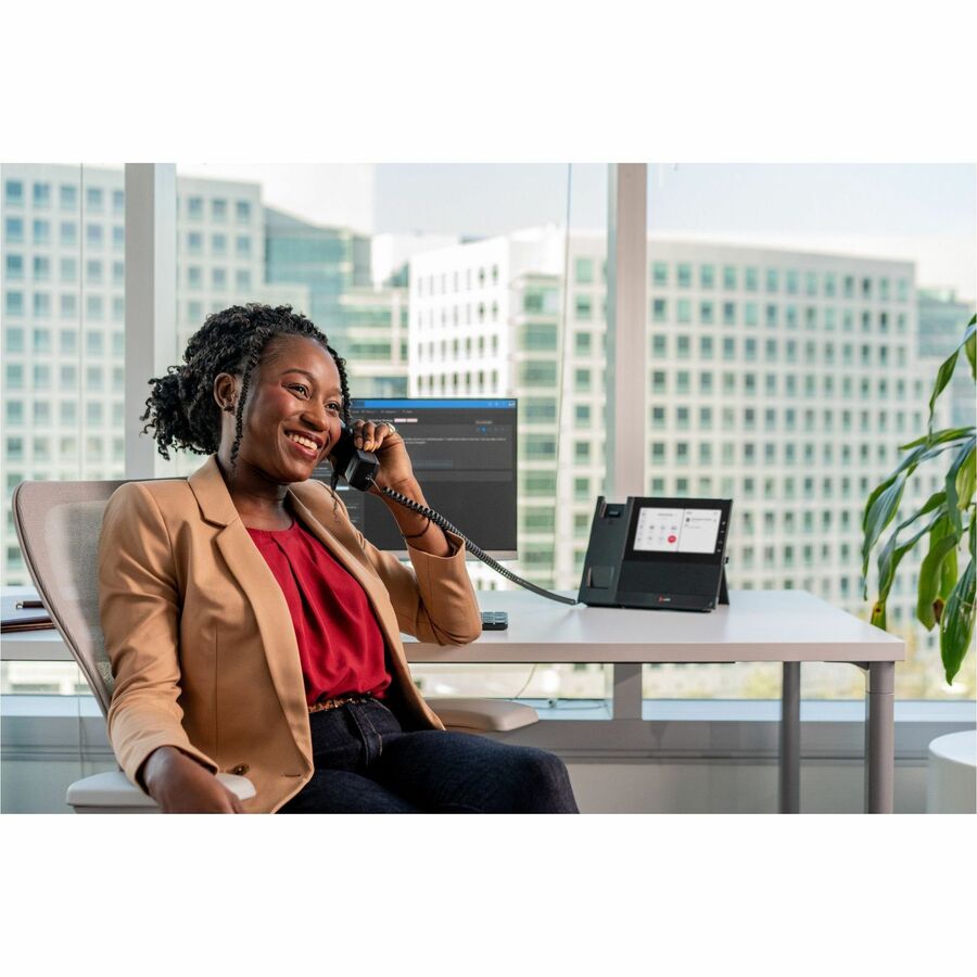 Poly CCX 600 Business Media Phone for Microsoft Teams and PoE-enabled GSA/TAA