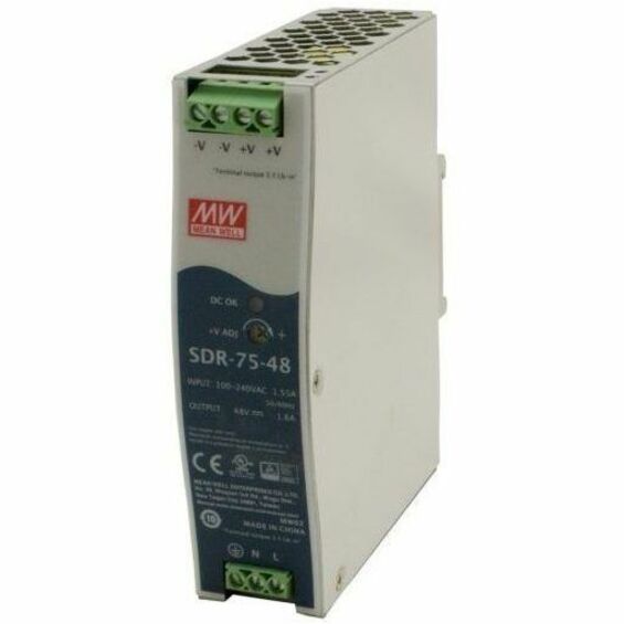 Transition Networks Industrial DIN Rail Mounted Power Supply