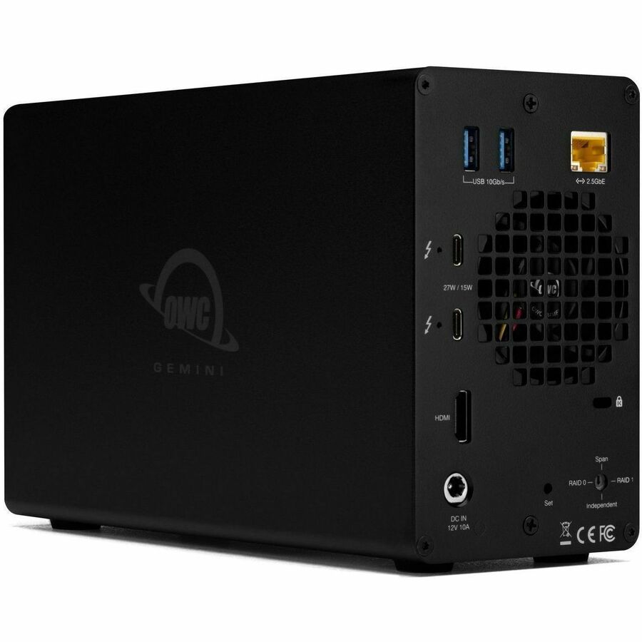 OWC Gemini Thunderbolt (40Gb/s) Dock And Dual-Drive RAID External Storage Enclosure