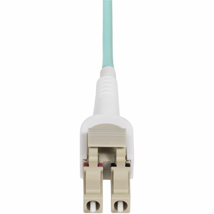 StarTech.com 5m (16.4ft) LC to LC (UPC) OM4 Switchable Fiber Optic Cable 50/125, 100G, Toolless Polarity Switching, LSZH Fiber Jumper Cord