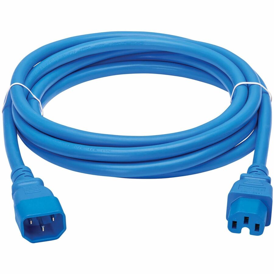 POWERCORD C14 TO C15 10' BLU
