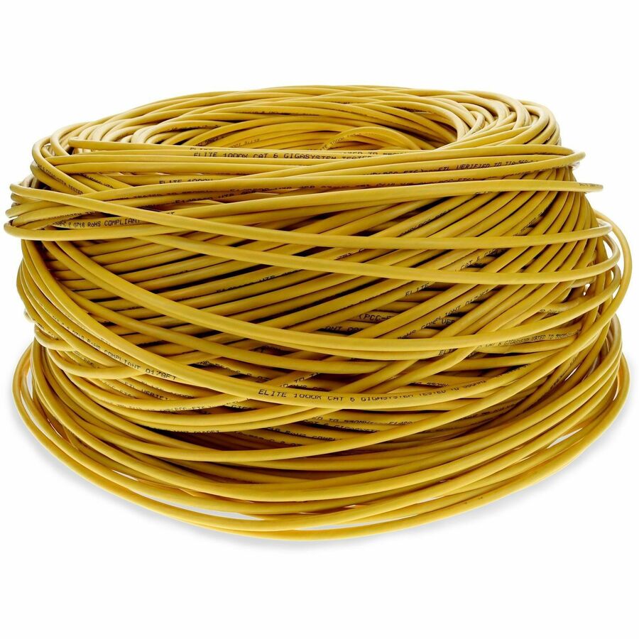 1000FT YELLOW CAT6 STP PVC