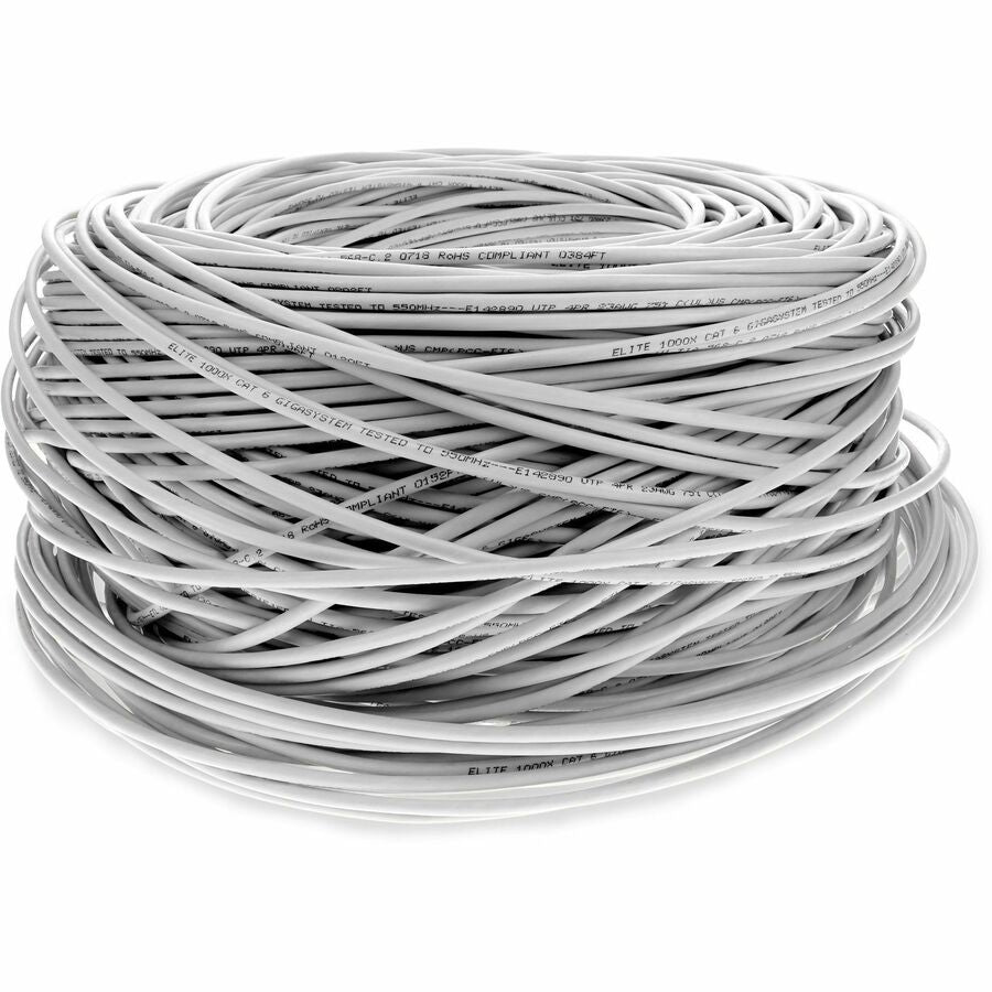 1000FT WHITE CAT6 STP PVC