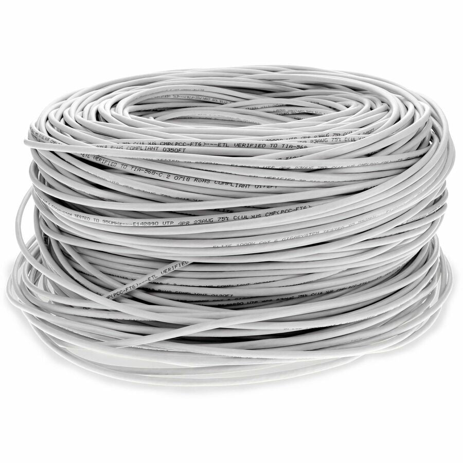 1000FT WHITE CAT6 STP PVC