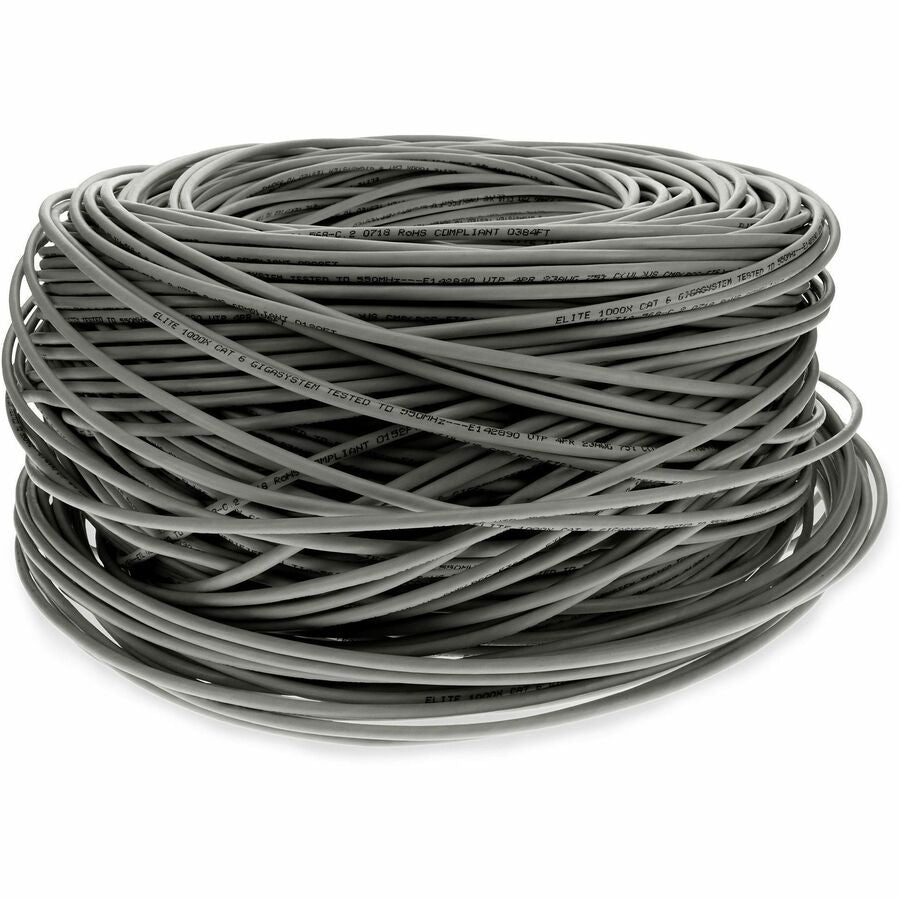 1000FT GRAY CAT6 STP PVC