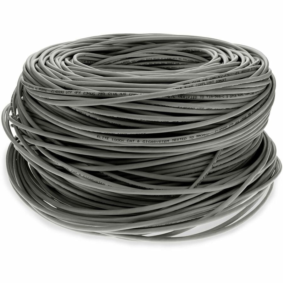1000FT GRAY CAT6 STP PVC