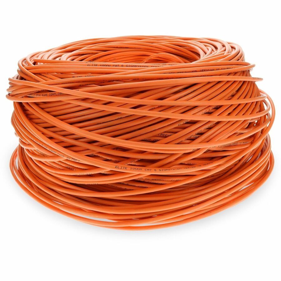 1000FT ORANGE CAT6 STP PLENUM