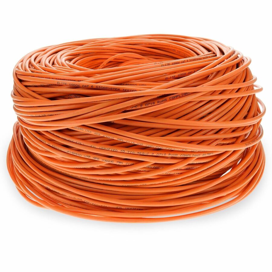 1000FT ORANGE CAT6 STP PLENUM