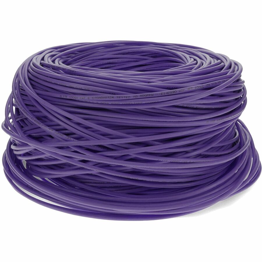 1000FT PURPLE CAT6 STP PVC