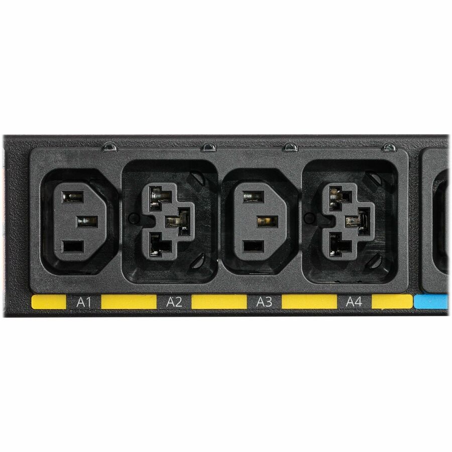 Eaton 3-Phase Managed Rack PDU G4, 240/415V, 48 Outlets, 24A/32A, 17.3kW, 532P6W Input, 10 ft. Cord, 0U Vertical, TAA