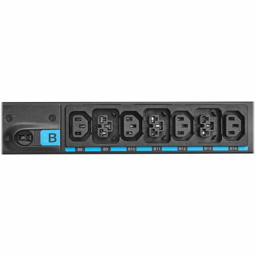 Eaton 3-Phase Managed Rack PDU G4, 240/415V, 42 Outlets, 24A/32A, 17.3kW, 532P6W Input, 10 ft. Cord, 0U Vertical, TAA