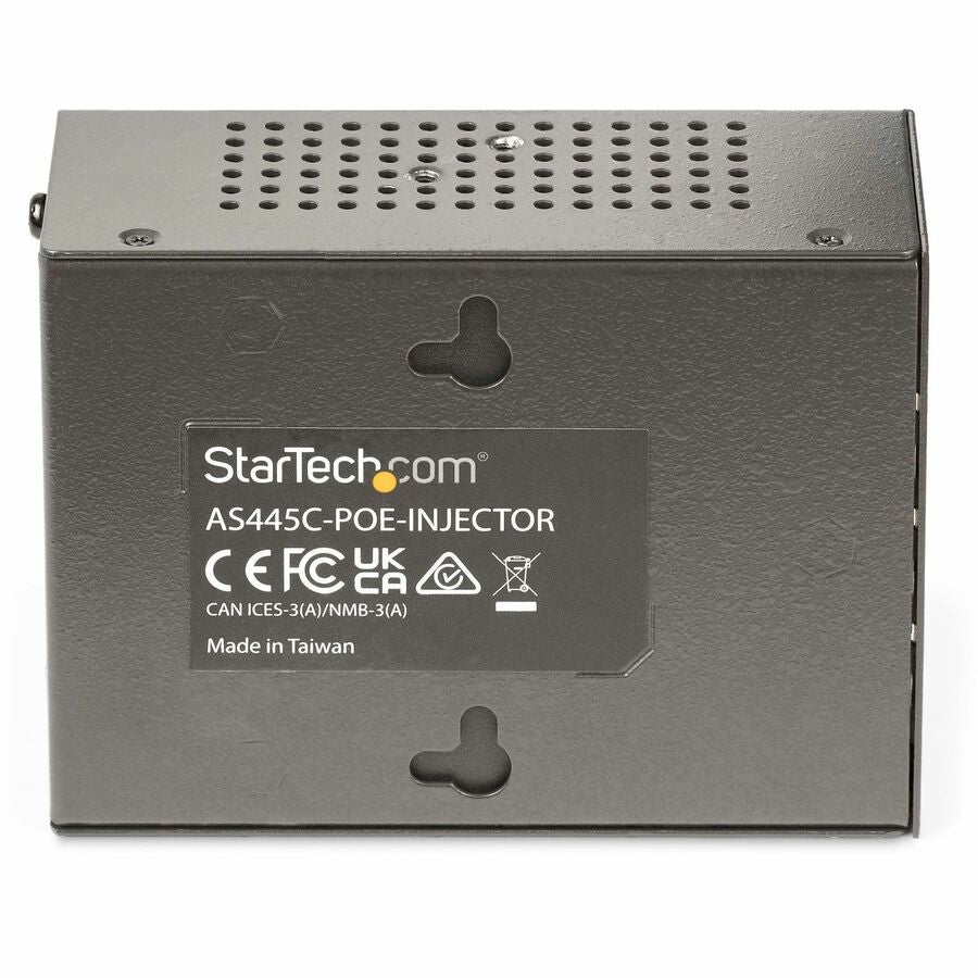 StarTech.com 4-Port Multi-Gigabit PoE++ Injector, 5/2.5/1G Ethernet (NBASE-T), PoE/PoE+/PoE++ (802.3af/802.3at/802.3bt), 160W Power Budget