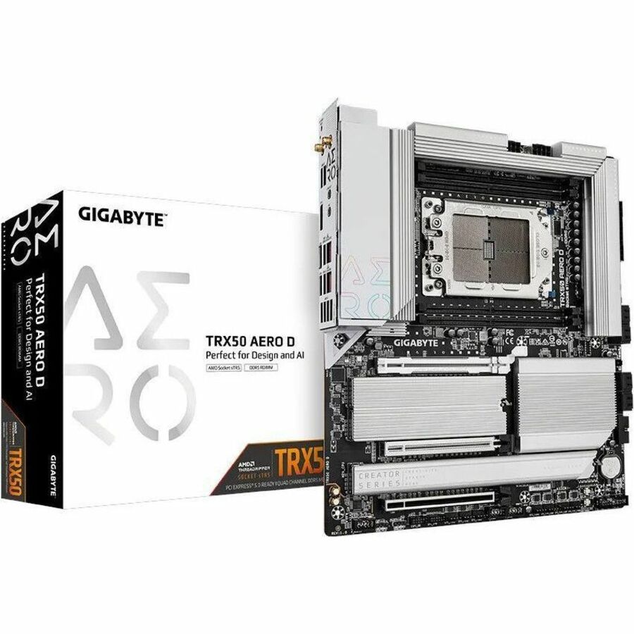 Gigabyte Ultra Durable TRX50 AERO D Desktop Motherboard - AMD TRX50 Chipset - Socket sTR5 - Extended ATX