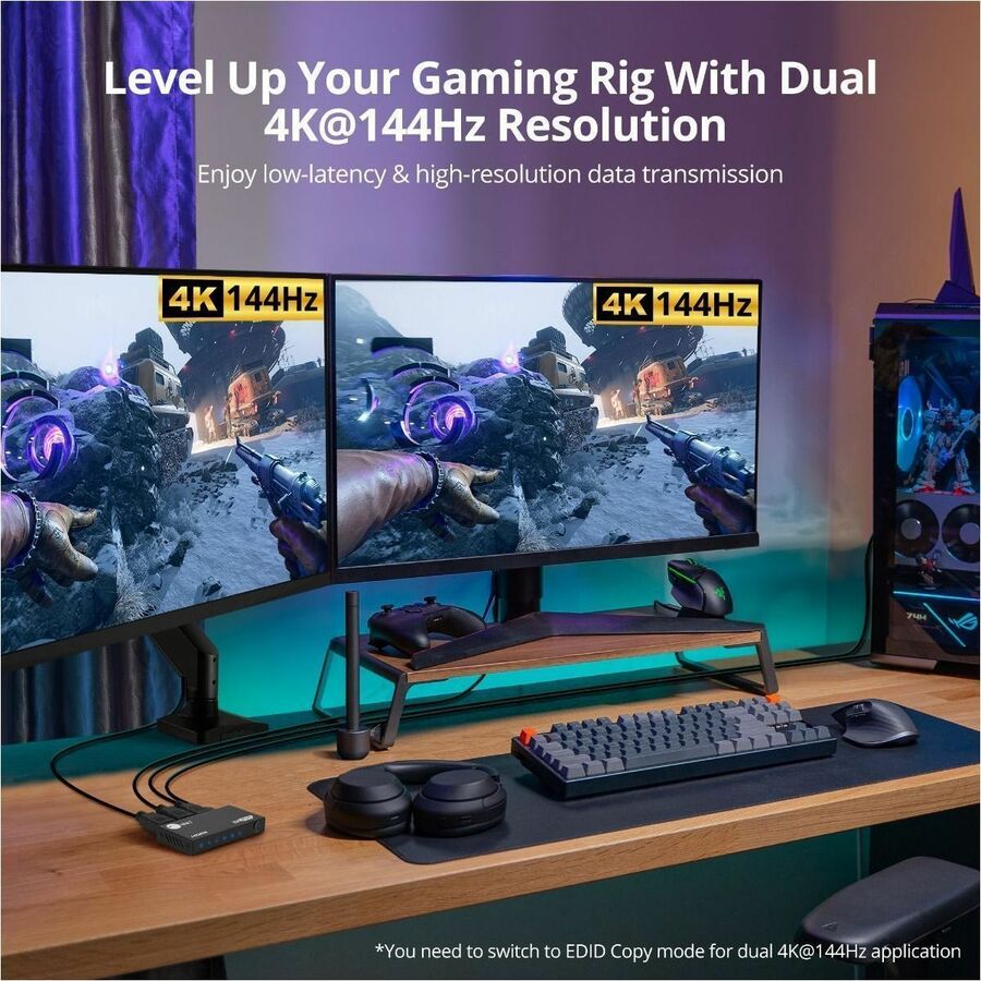 1X2 8K60HZ HDMI SPLITTER WITH