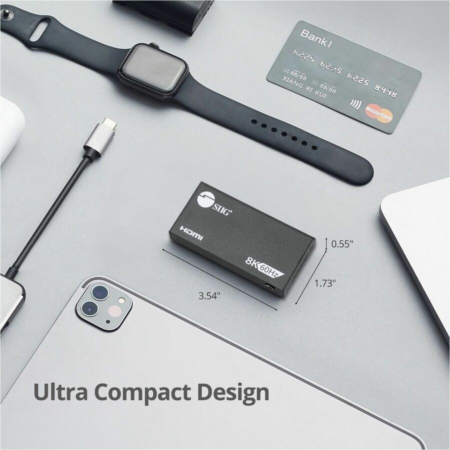 1X2 8K60HZ HDMI SPLITTER WITH