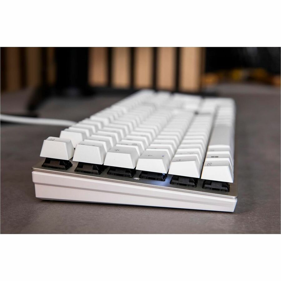 CHERRY KC 200 MX-Wired Keyboard - MX2A BROWN - Silver/White Housing