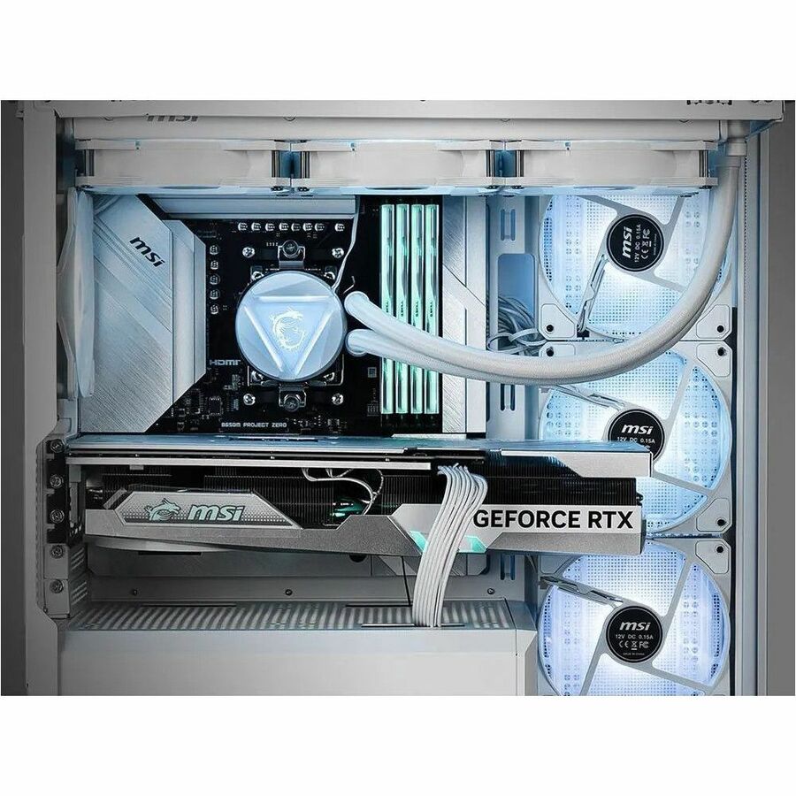 MSI B650M PROJECT ZERO Gaming Desktop Motherboard - AMD B650 Chipset - Socket AM5 - Micro ATX