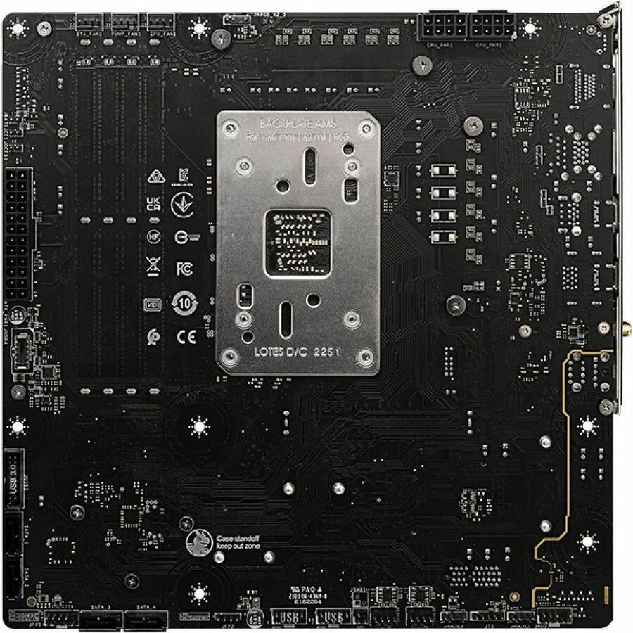 MSI B650M PROJECT ZERO Gaming Desktop Motherboard - AMD B650 Chipset - Socket AM5 - Micro ATX