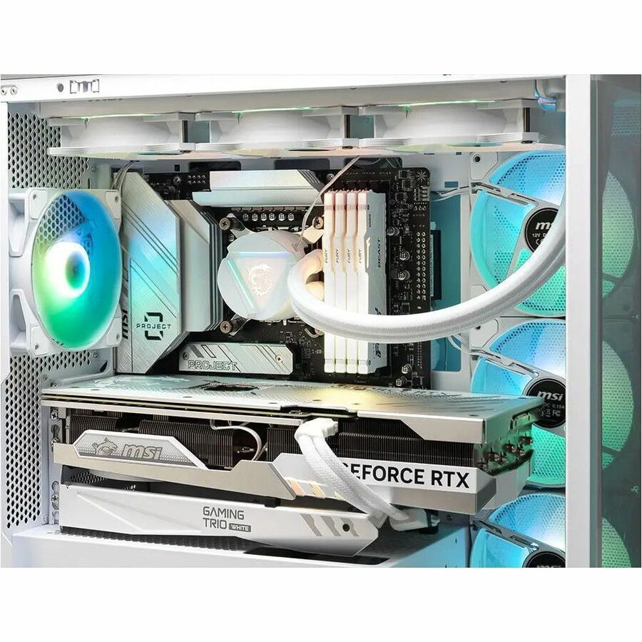 MSI B760M PROJECT ZERO Desktop Motherboard - Intel B760 Chipset - Socket LGA-1700 - Micro ATX