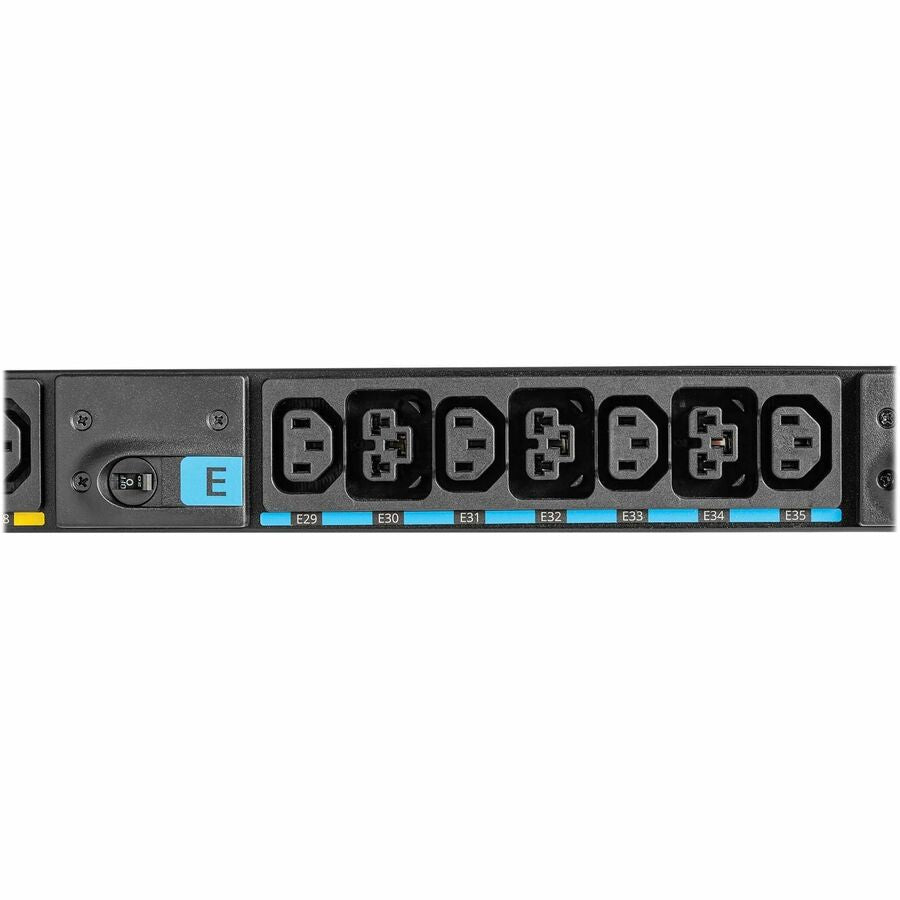 Eaton Universal-Input Basic PDU G4, 208V and 415/240V, 42 Outlets, Input Cable Sold Separately, End-Entry Input, 72-Inch 0U Vertical