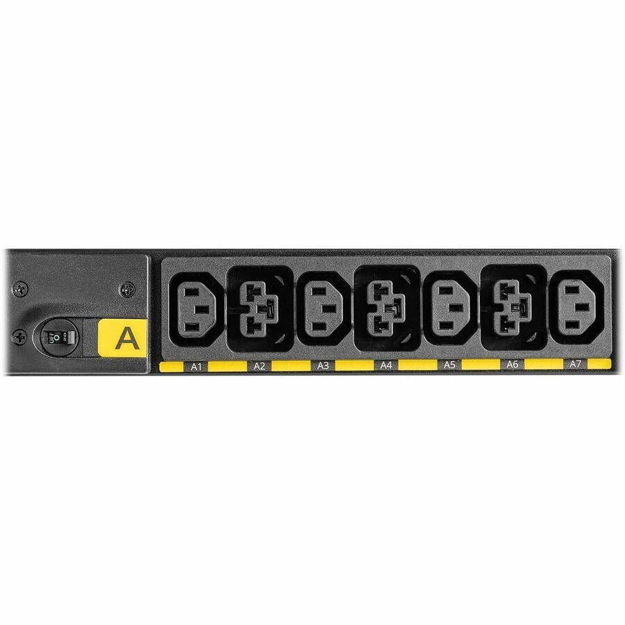 Eaton Universal-Input Basic PDU G4, 208V and 415/240V, 42 Outlets, Input Cable Sold Separately, End-Entry Input, 72-Inch 0U Vertical