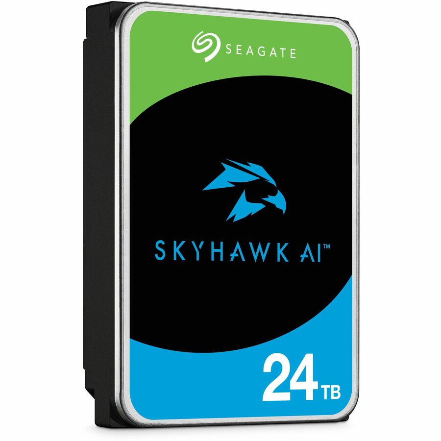 Seagate SkyHawk AI ST24000VE002 24 TB Hard Drive - 3.5" Internal - SATA (SATA/600) - Conventional Magnetic Recording (CMR) Method